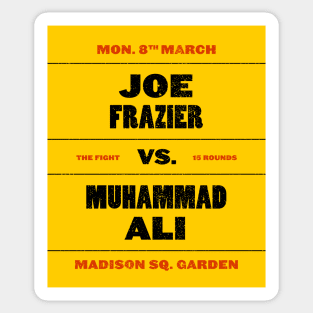 Ali vs. Frazier Sticker